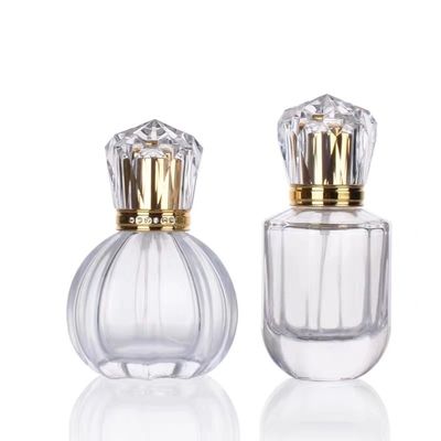 qualité  High quality clear glass perfume bottle cosmetic 20ml 30ML luxury perfume bottle usine