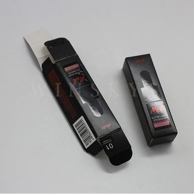 qualité  OEM Black and Gold Rectangle Makeup Brush Tube Cardboard Recyclable Luxury Custom Shipping Boxes usine