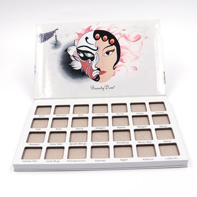 qualité  Wholesale 28 Colors Private Label Waterproof Eyeshadow Palette Cardboard Empty Makeup Eyeshadow Palette Packaging Case usine